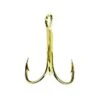 Eagle Claw 376 Gold 2X Treble Hook 2 Eagle Claw 376 Gold 2X Treble Hook -Fishing Promotion Store 12639566659639