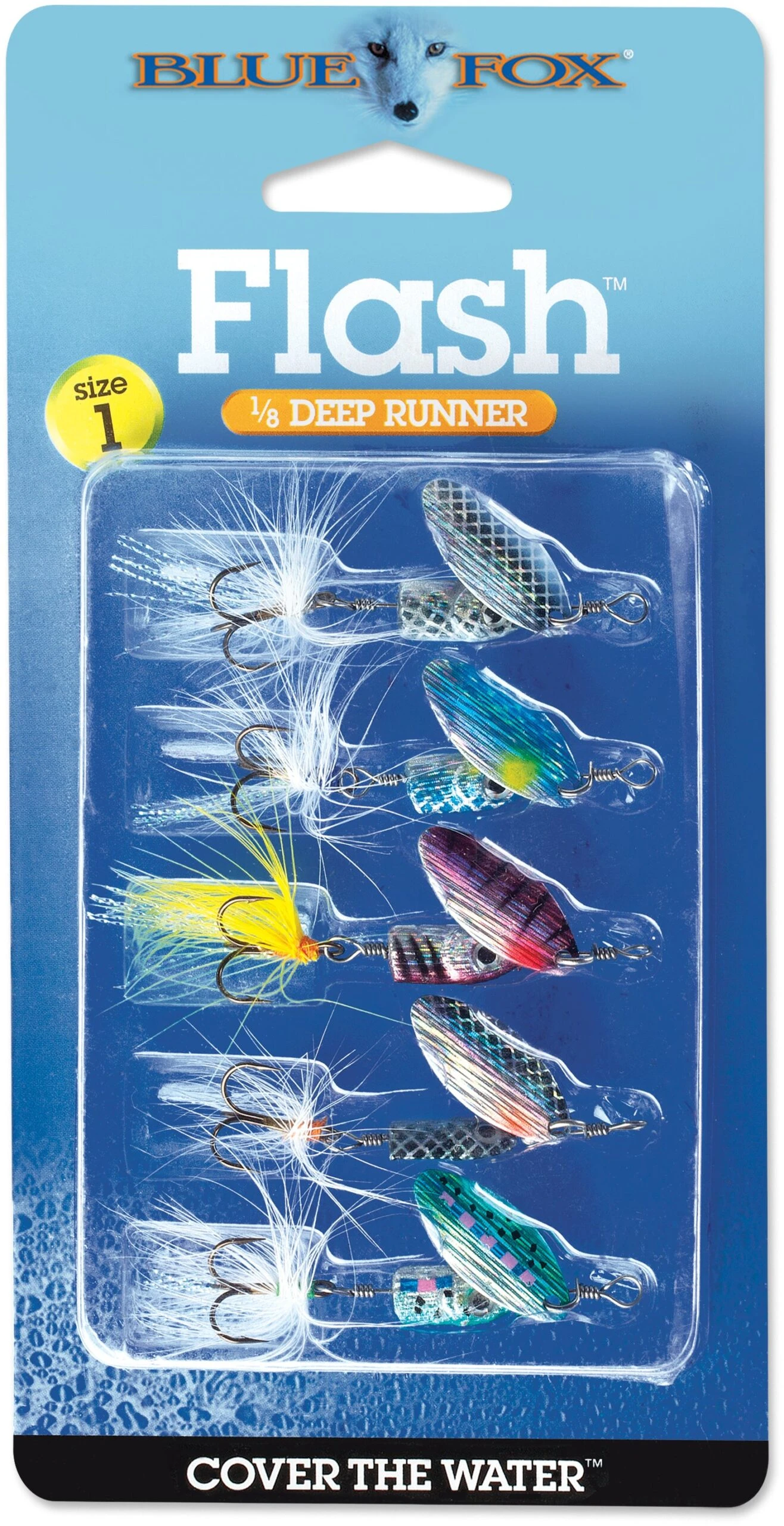 Blue Fox 5-Piece Flash Spinner Kit 3 Blue Fox 5-Piece Flash Spinner Kit