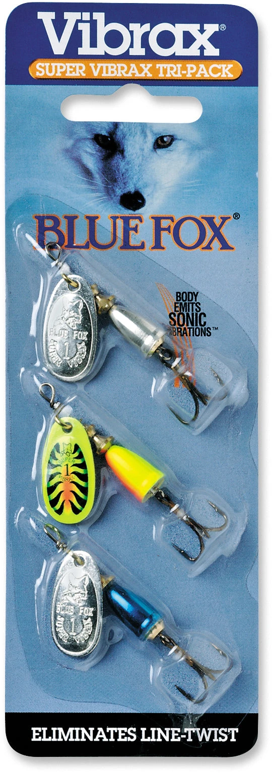Blue Fox Super Vibrax Tri-Pack 3 Blue Fox Super Vibrax Tri-Pack