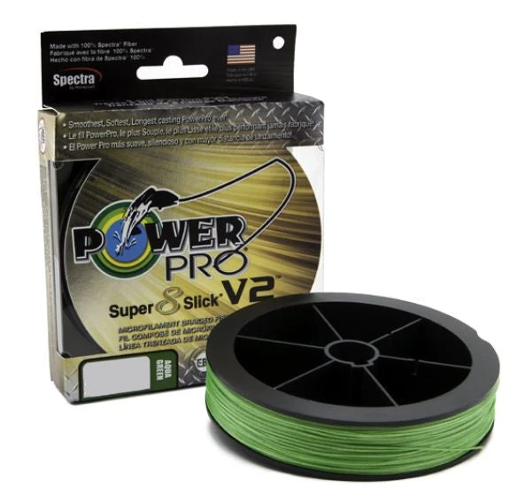Power Pro Super8Slick V2 Aqua Green Braided Line 3 Power Pro Super8Slick V2 Aqua Green Braided Line