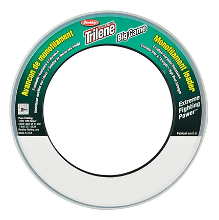 Berkley Trilene Big Game Monofilament Leader Clear Wrist Spool 55 Yard 3 Berkley Trilene Big Game Monofilament Leader Clear Wrist Spool 55 Yard