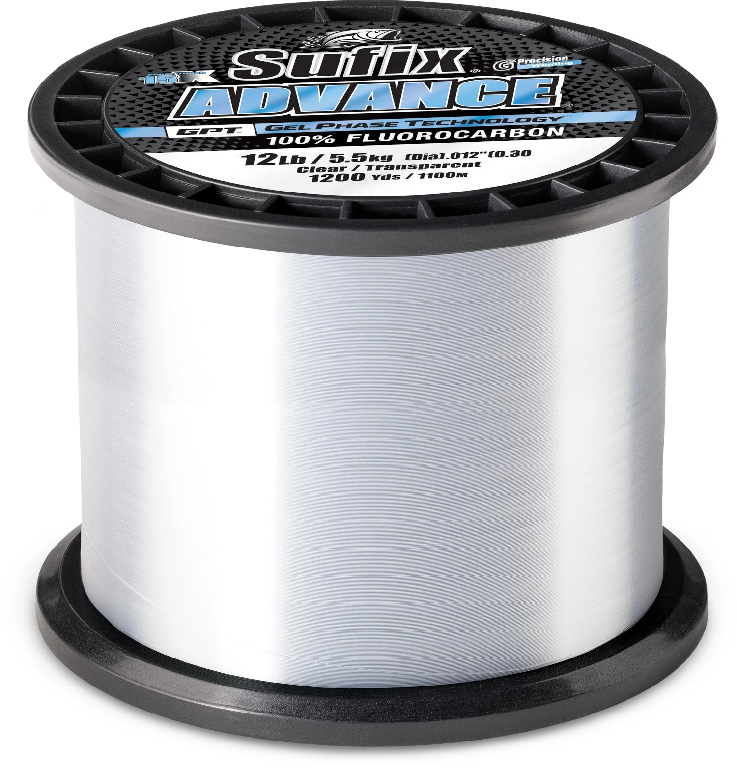 Sufix Advance Fluorocarbon Bulk Spool 1200 Yards 3 Sufix Advance Fluorocarbon Bulk Spool 1200 Yards