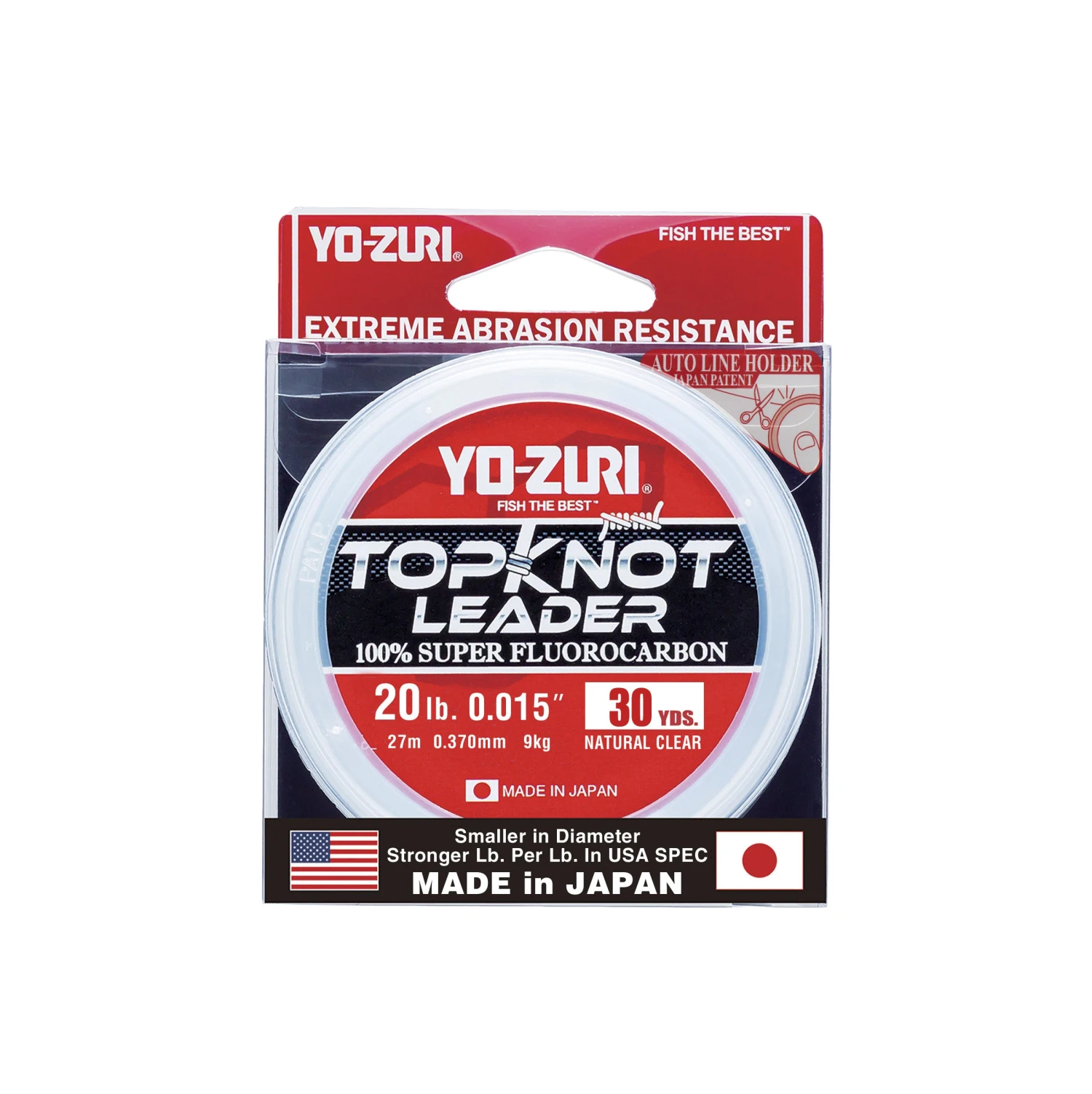 Yo-Zuri TopKnot Leader Fluorocarbon Natural Clear 30 Yards 3 Yo-Zuri TopKnot Leader Fluorocarbon Natural Clear 30 Yards