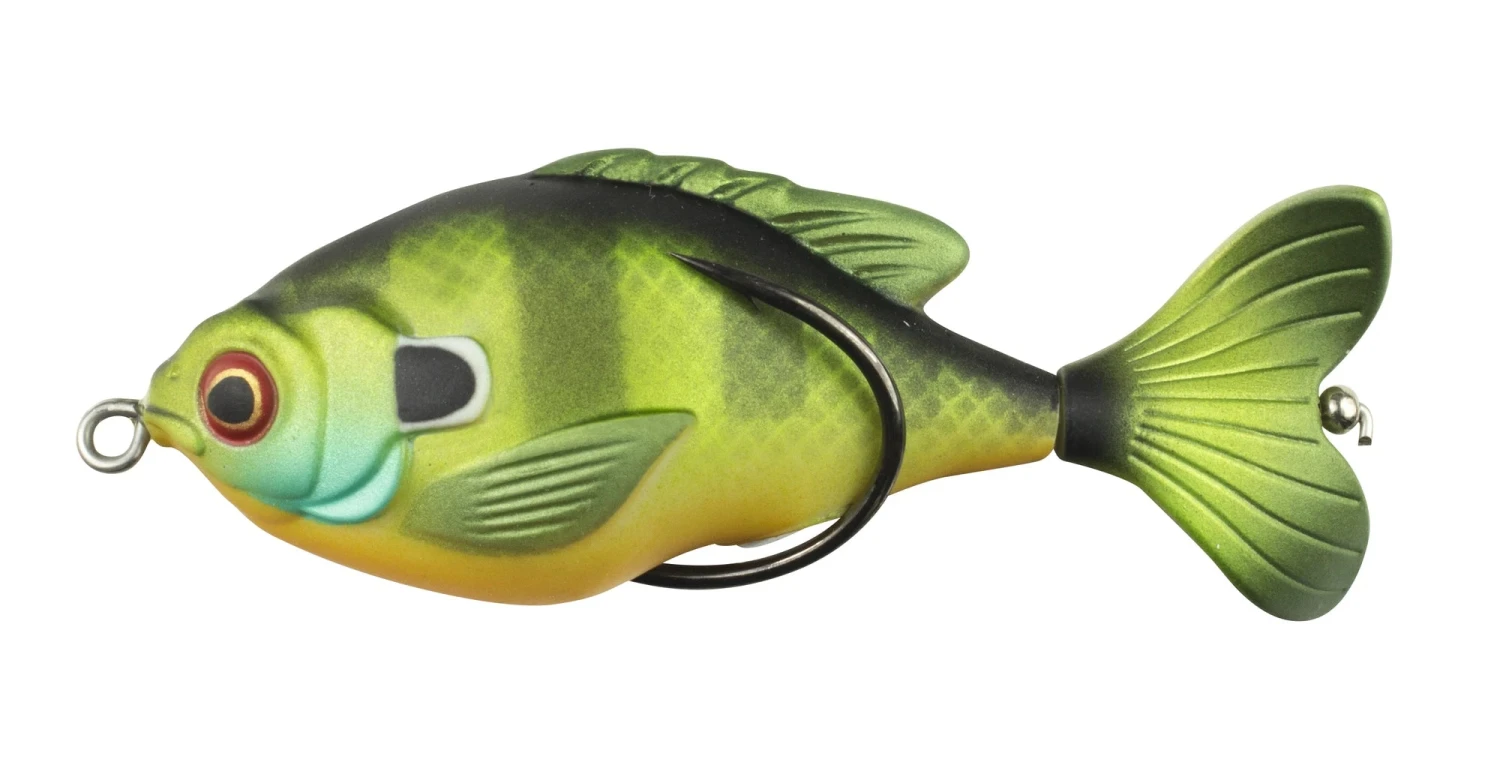 Lunkerhunt Propfish Sunfish 3 1/4 Inch Hollow Topwater Prop Lure 3 Lunkerhunt Propfish Sunfish 3 1/4 Inch Hollow Topwater Prop Lure