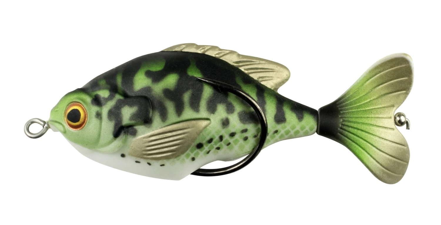 Lunkerhunt Propfish Sunfish 3 1/4 Inch Hollow Topwater Prop Lure 4 Lunkerhunt Propfish Sunfish 3 1/4 Inch Hollow Topwater Prop Lure - Image 2