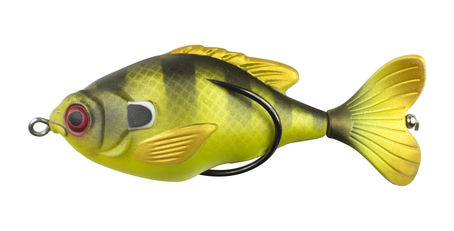 Lunkerhunt Propfish Sunfish 3 1/4 Inch Hollow Topwater Prop Lure 6 Lunkerhunt Propfish Sunfish 3 1/4 Inch Hollow Topwater Prop Lure - Image 4