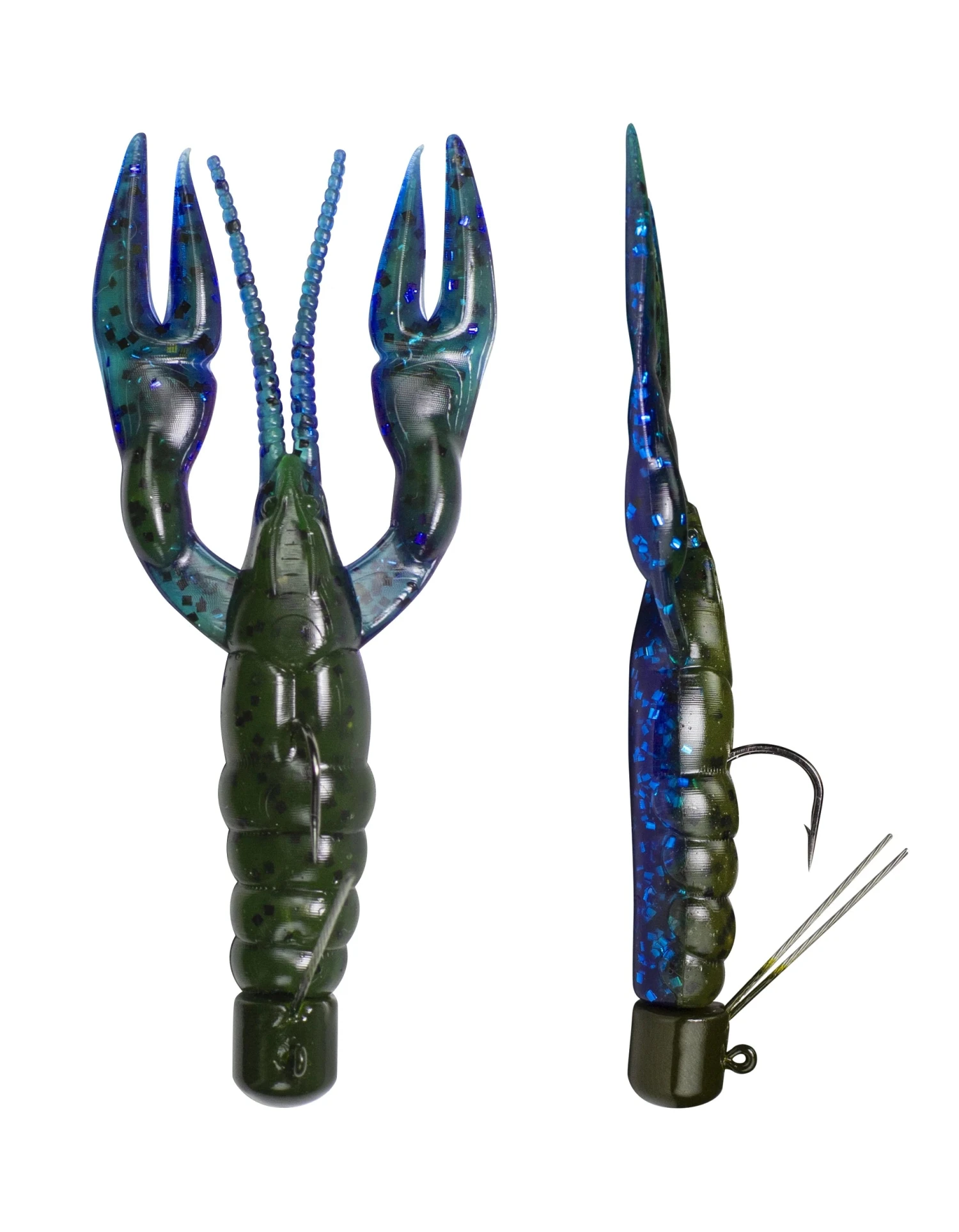 Lunkerhunt Pre-Rigged Finesse Craw 3 Inch Ned Rig Craw 6 Lunkerhunt Pre-Rigged Finesse Craw 3 Inch Ned Rig Craw - Image 4