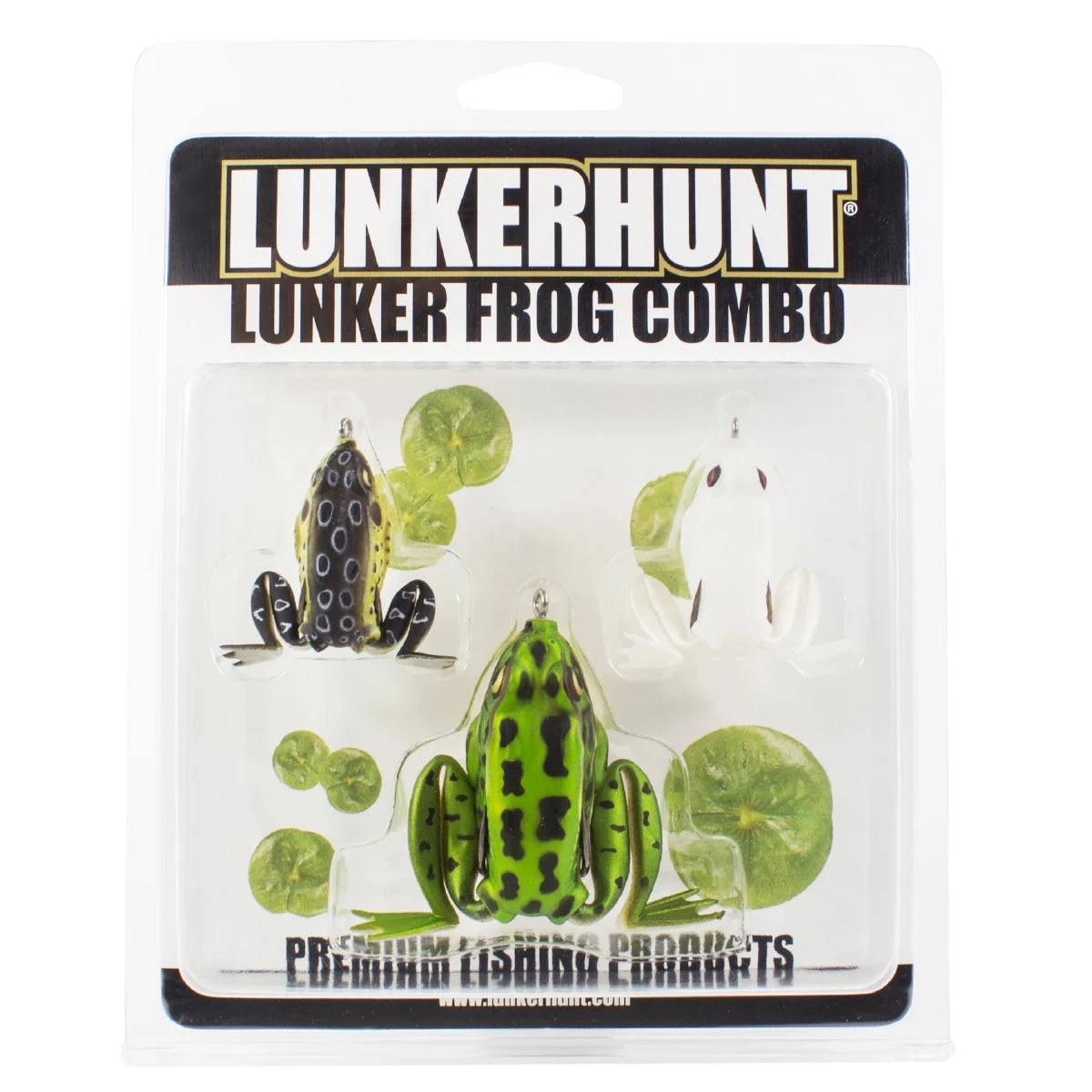 Lunkerhunt 3-Piece Lunker Frog Combo 3 Lunkerhunt 3-Piece Lunker Frog Combo
