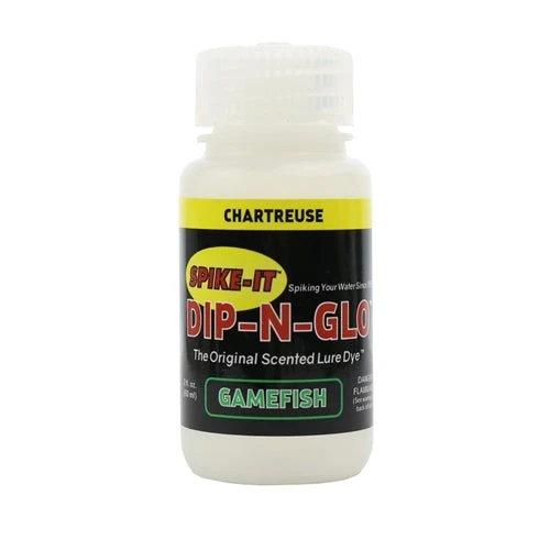Spike-It Dip-N-Glo Gamefish Scented Worm Dye 2 Oz. 3 Spike-It Dip-N-Glo Gamefish Scented Worm Dye 2 Oz.