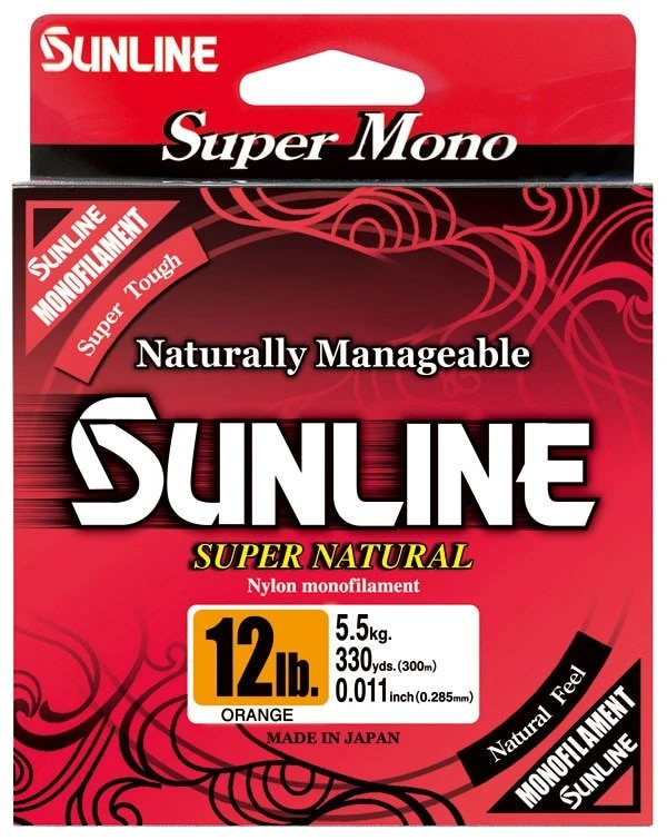 Sunline Super Natural Monofilament Orange 330 Yards 3 Sunline Super Natural Monofilament Orange 330 Yards