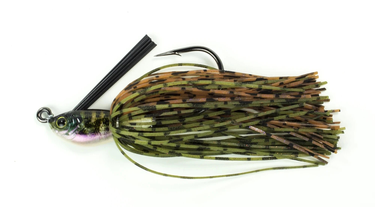 Lunkerhunt Natural Skirted Swim Jig 3/8 Oz. 3 Lunkerhunt Natural Skirted Swim Jig 3/8 Oz.