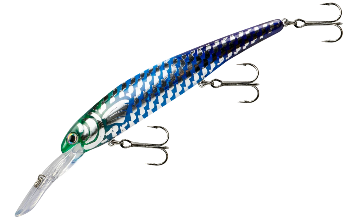Bandit Generator Chrome Walleye Deep 4 5/8 Inch Trolling Plug 4 Bandit Generator Chrome Walleye Deep 4 5/8 Inch Trolling Plug - Image 2