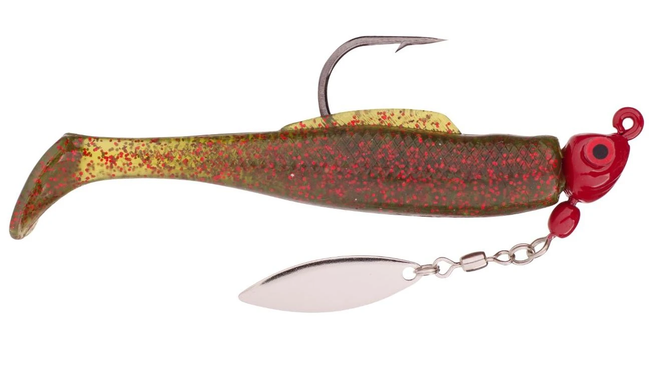 Strike King Speckled Trout Magic Pre-Rigged Underspin 4 Strike King Speckled Trout Magic Pre-Rigged Underspin - Image 2