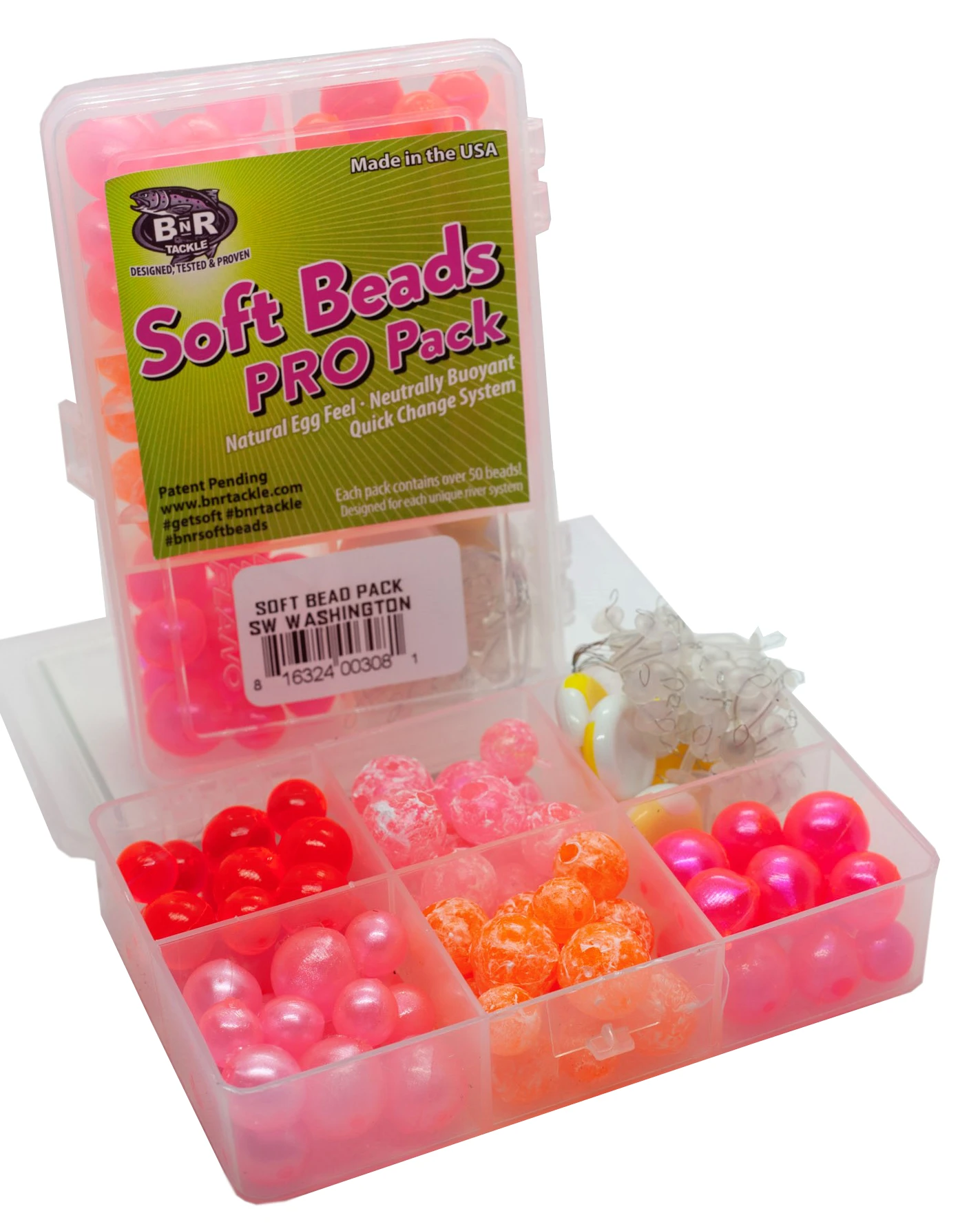 BnR Tackle Soft Bead SW Washington Pro Pack 3 BnR Tackle Soft Bead SW Washington Pro Pack