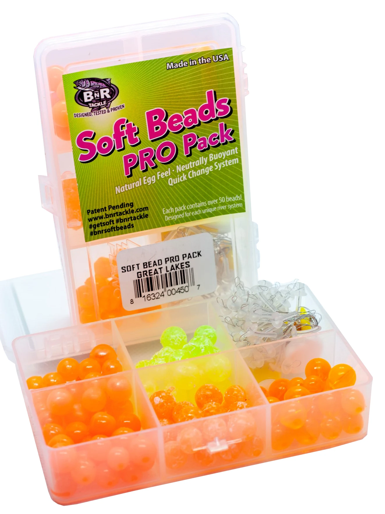 BnR Tackle Soft Bead Great Lakes Pro Pack 3 BnR Tackle Soft Bead Great Lakes Pro Pack