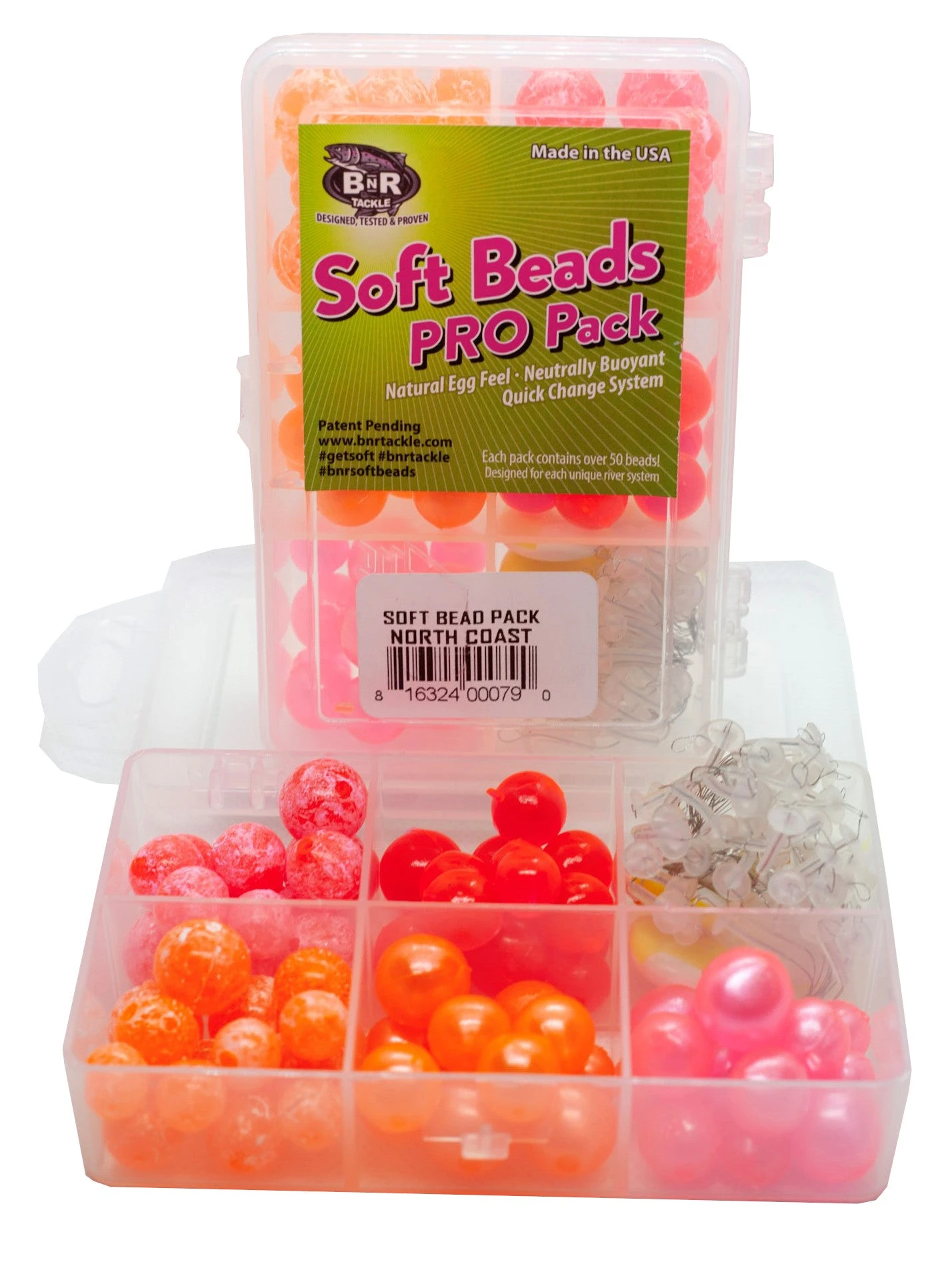 BnR Tackle Soft Bead North Coast Pro Pack 3 BnR Tackle Soft Bead North Coast Pro Pack