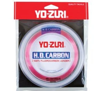 Yo-Zuri HD Carbon Disappearing Pink 100 Yards Fluorocarbon Leader 3 Yo-Zuri HD Carbon Disappearing Pink 100 Yards Fluorocarbon Leader