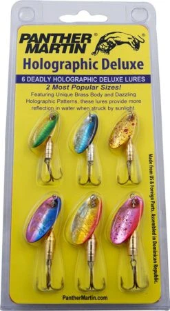 Panther Martin Holographic Deluxe 6 Pack Spinner Kit