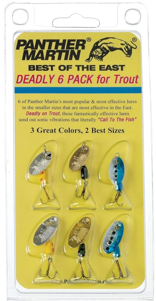 Panther Martin Best Of The East 6 Pack Spinner Kit 3 Panther Martin Best Of The East 6 Pack Spinner Kit