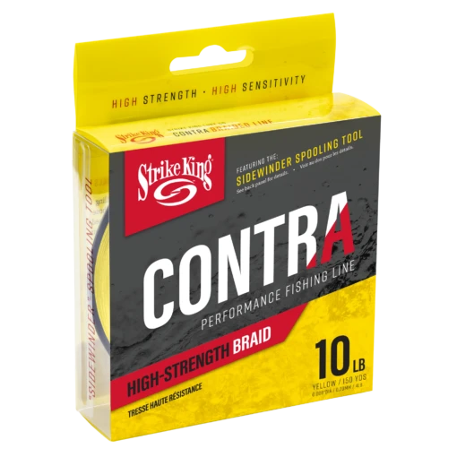 Strike King Contra Braid 300 Yards Hi-Vis Yellow