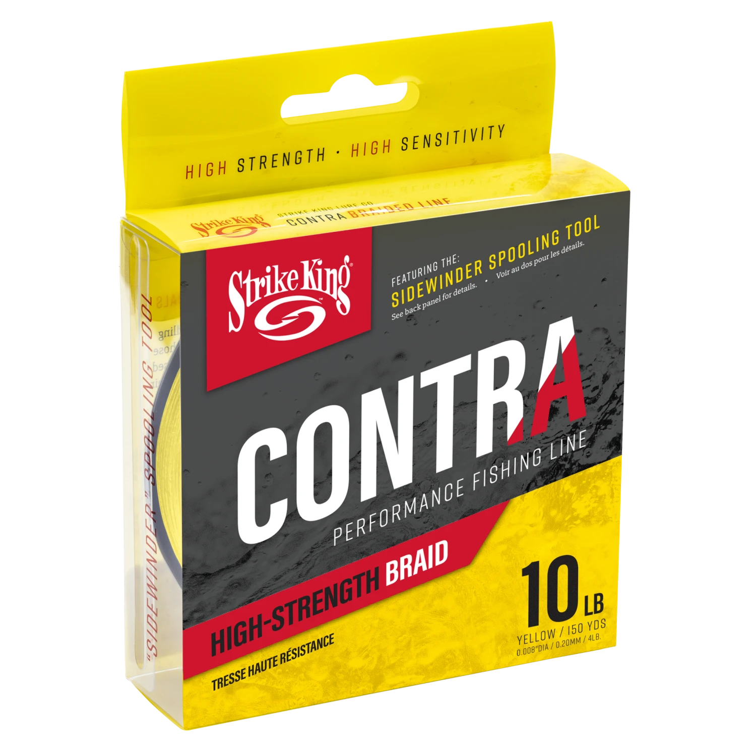 Strike King Contra Braid 300 Yards Hi-Vis Yellow 3 Strike King Contra Braid 300 Yards Hi-Vis Yellow