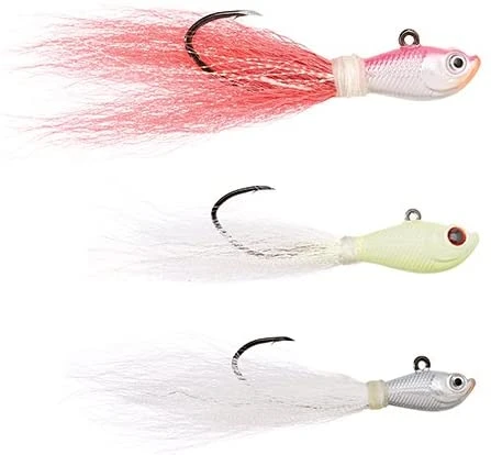 Eagle Claw Trokar Pro-V Bucktail Hair Jig Assortment Pack 3 Eagle Claw Trokar Pro-V Bucktail Hair Jig Assortment Pack