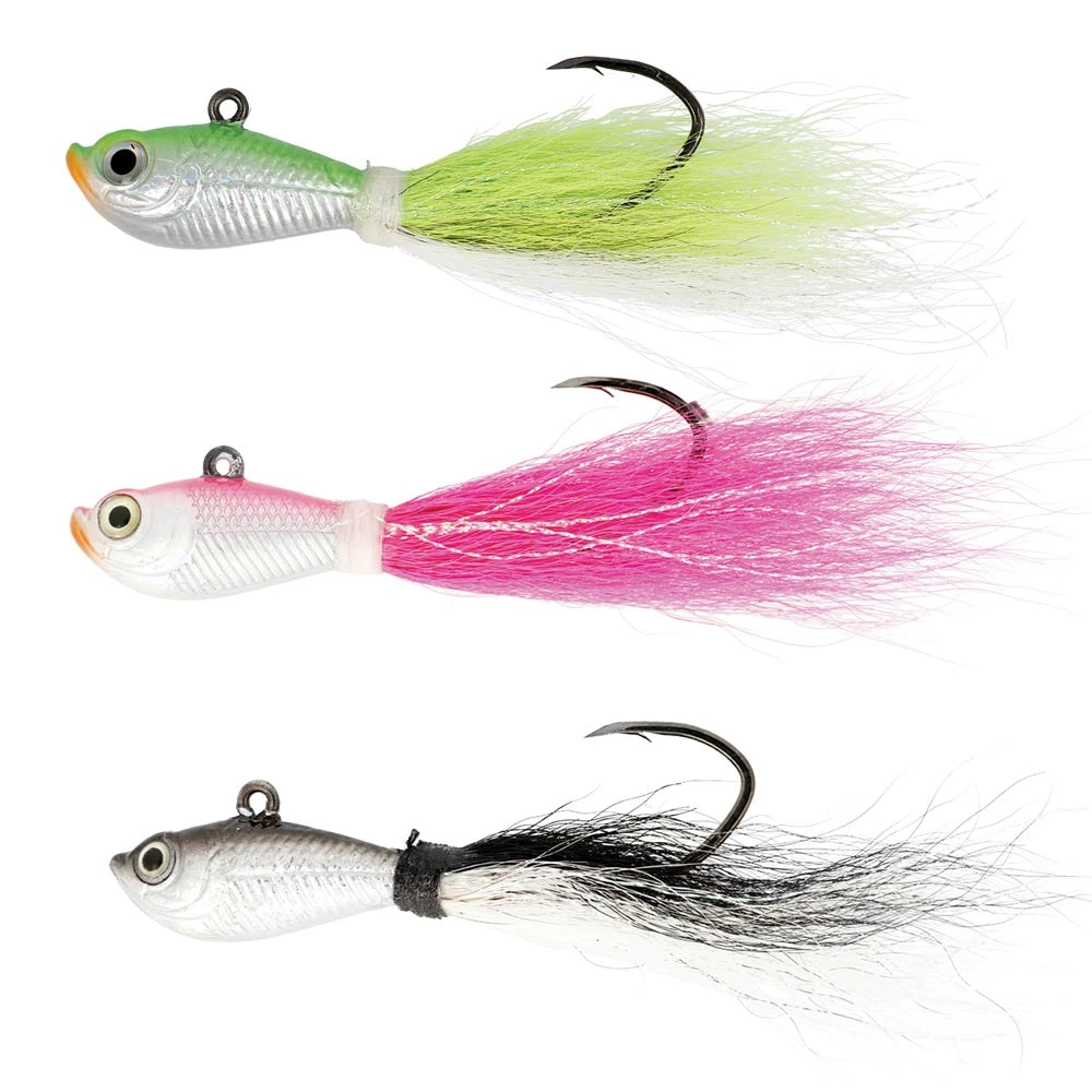 Eagle Claw Trokar Pro-V Bucktail Hair Jig Assortment Pack 6 Eagle Claw Trokar Pro-V Bucktail Hair Jig Assortment Pack - Image 4