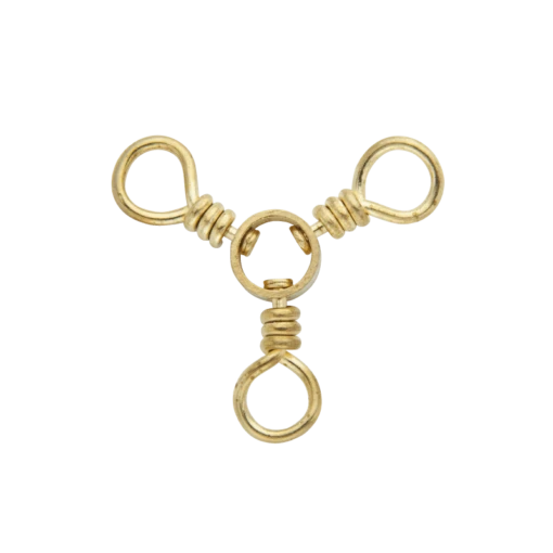 Rosco Brass 3-Way Swivel 12 Pack