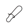 Rosco Black Duo Lock Snaps 1 Rosco Black Duo Lock Snaps -Fishing Promotion Store 39780479205465