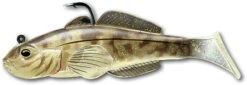 LIVETARGET Goby Paddle Tail Swimbait 3 Pack 12 LIVETARGET Goby Paddle Tail Swimbait 3 Pack -Fishing Promotion Store 40020171948121