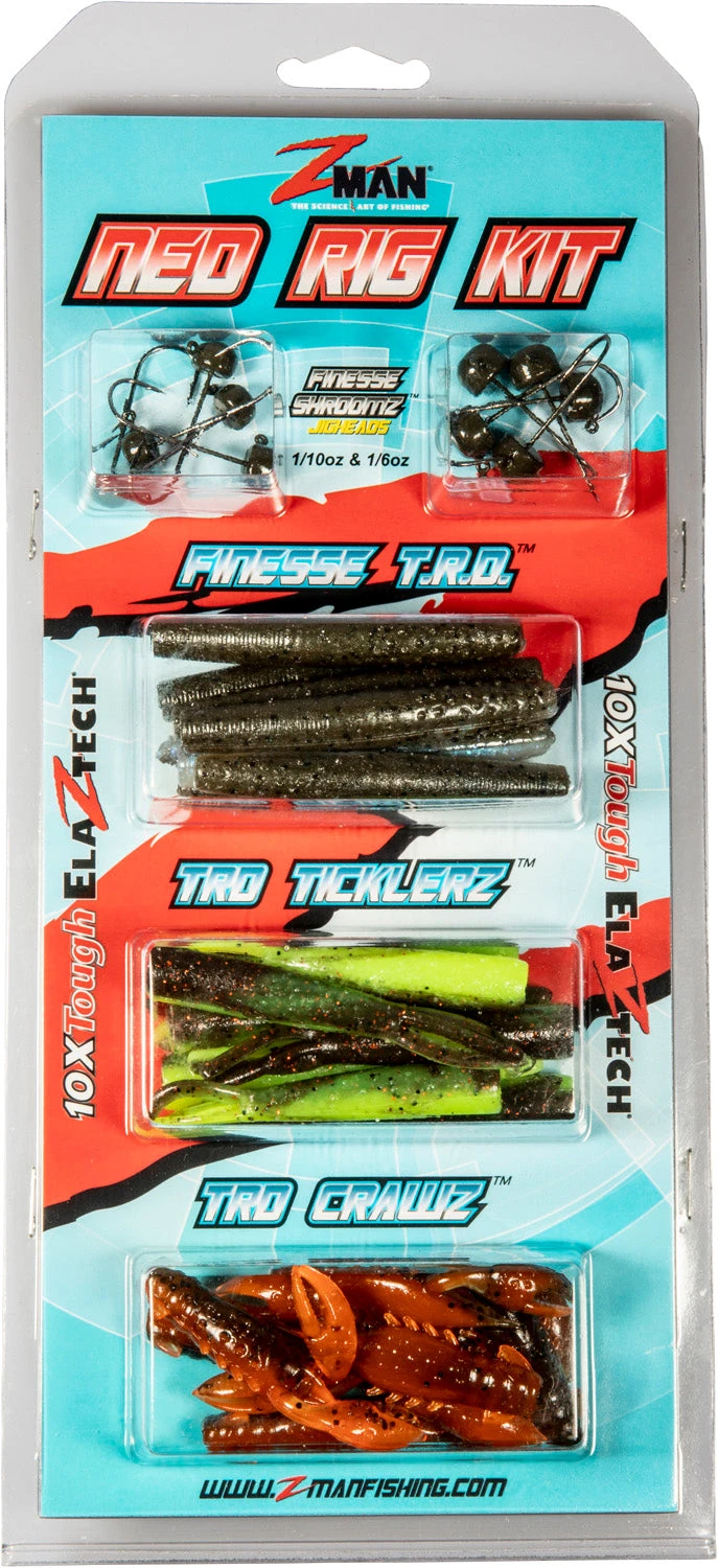 Z-Man 32-Piece Ned Rig Kit - Hot Colors 3 Z-Man 32-Piece Ned Rig Kit - Hot Colors