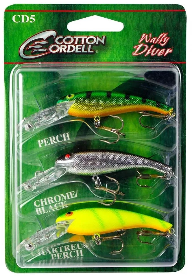 Cotton Cordell Wally Diver Triple Threat Pack 3 Cotton Cordell Wally Diver Triple Threat Pack