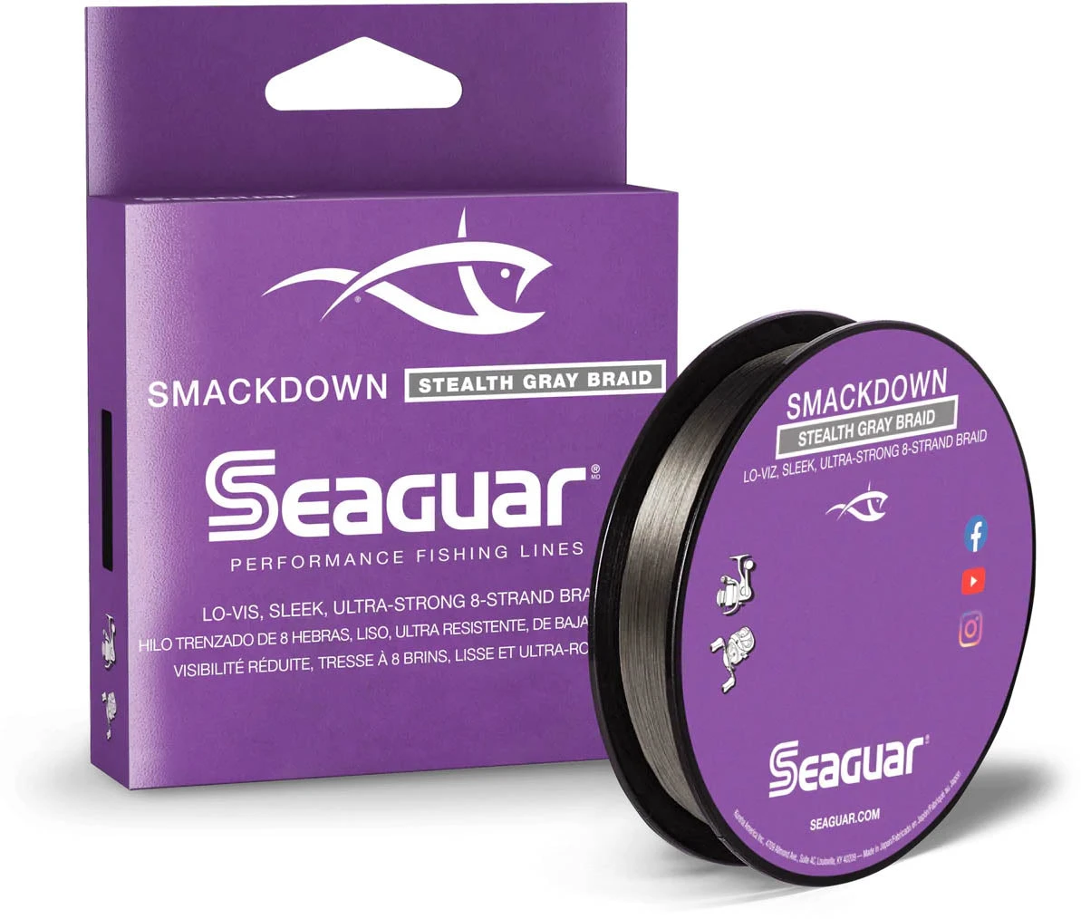 Seaguar Smackdown Braid 300 Yards Stealth Gray 3 Seaguar Smackdown Braid 300 Yards Stealth Gray