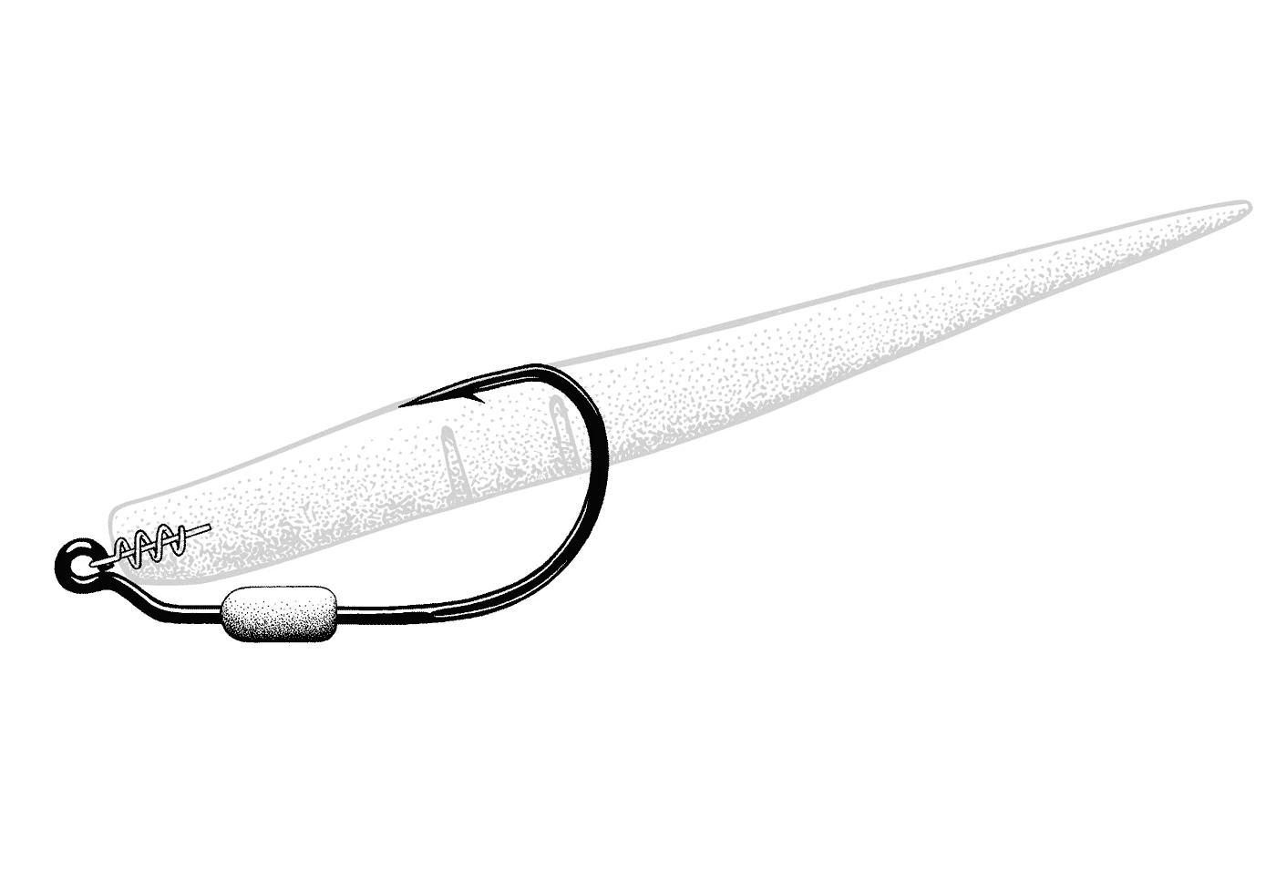 Owner 5132W Twistlock 3x Weighted Bass Bait Hook 5 Owner 5132W Twistlock 3x Weighted Bass Bait Hook - Image 3