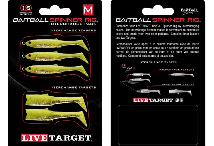 LIVETARGET BaitBall SR Interchange Pack Umbrella Rig Parts 7 LIVETARGET BaitBall SR Interchange Pack Umbrella Rig Parts - Image 5