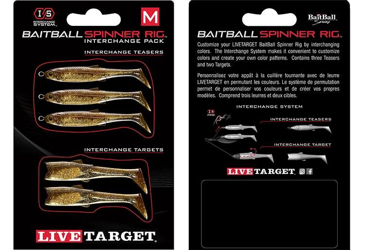 LIVETARGET BaitBall SR Interchange Pack Umbrella Rig Parts 11 LIVETARGET BaitBall SR Interchange Pack Umbrella Rig Parts - Image 9