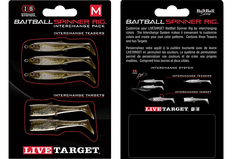 LIVETARGET BaitBall SR Interchange Pack Umbrella Rig Parts 13 LIVETARGET BaitBall SR Interchange Pack Umbrella Rig Parts - Image 11