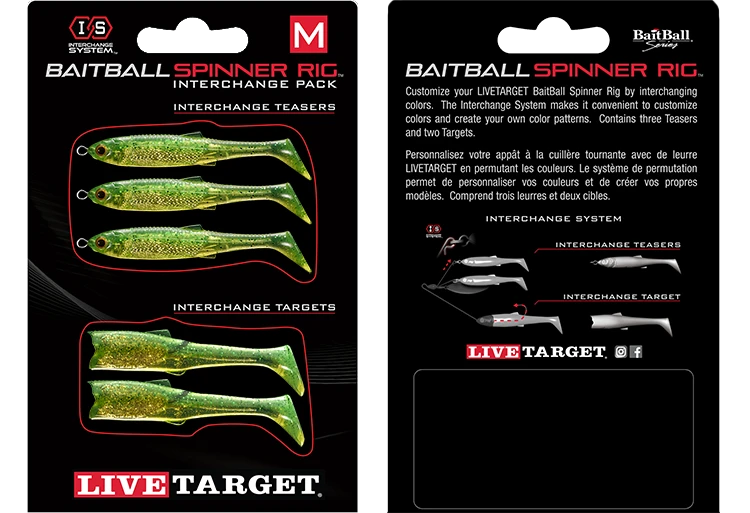 LIVETARGET BaitBall SR Interchange Pack Umbrella Rig Parts 15 LIVETARGET BaitBall SR Interchange Pack Umbrella Rig Parts - Image 13