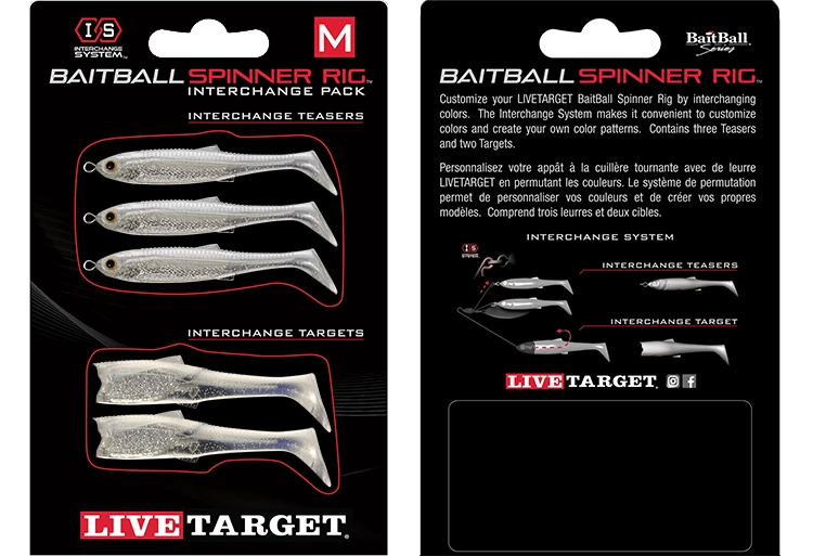 LIVETARGET BaitBall SR Interchange Pack Umbrella Rig Parts 18 LIVETARGET BaitBall SR Interchange Pack Umbrella Rig Parts - Image 16