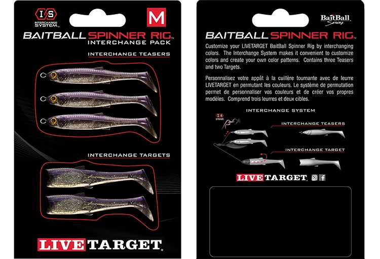 LIVETARGET BaitBall SR Interchange Pack Umbrella Rig Parts 21 LIVETARGET BaitBall SR Interchange Pack Umbrella Rig Parts - Image 19