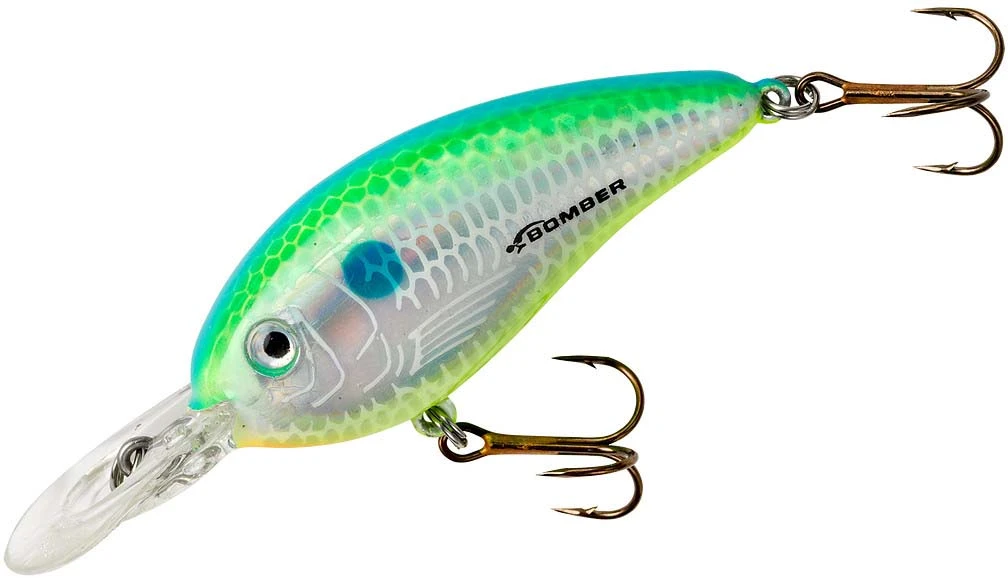 Bomber Fat Free Shad Guppy 2 3/8 Inch Shallow-Medium Diving Crankbait 8 Bomber Fat Free Shad Guppy 2 3/8 Inch Shallow-Medium Diving Crankbait - Image 6