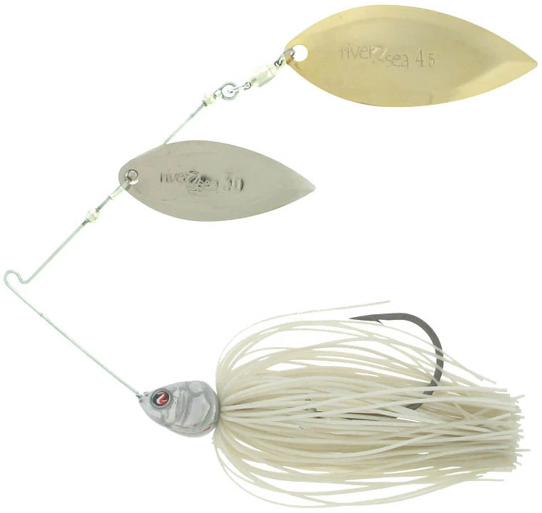 River2Sea Ish Monroe Bling Double Willow Spinnerbait 3/8 Oz. 11 River2Sea Ish Monroe Bling Double Willow Spinnerbait 3/8 Oz. - Image 9
