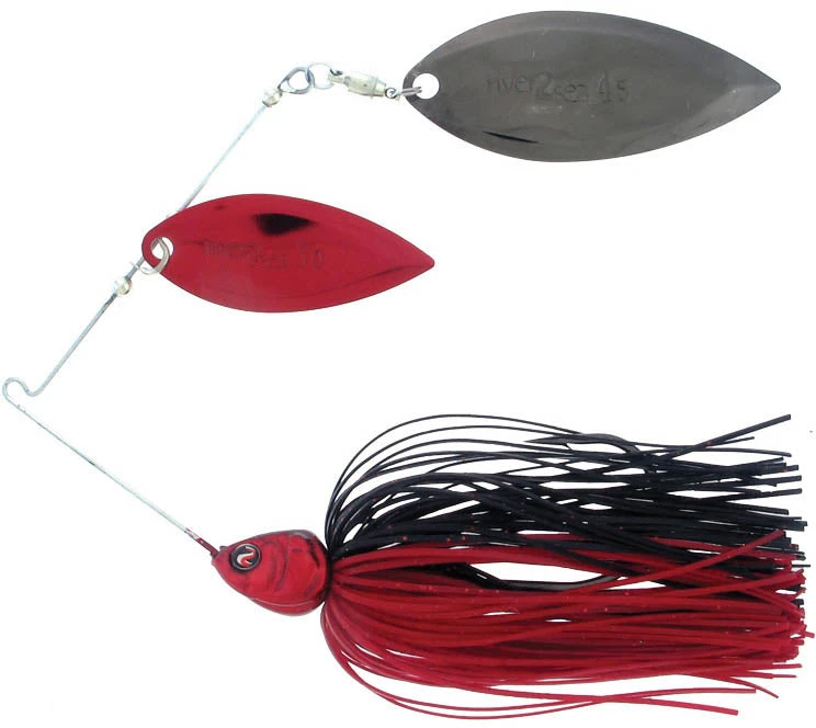 River2Sea Ish Monroe Bling Double Willow Spinnerbait 1/2 Oz. 5 River2Sea Ish Monroe Bling Double Willow Spinnerbait 1/2 Oz. - Image 3