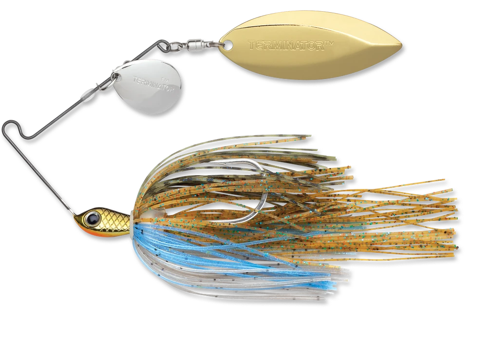 Terminator Stainless Pulse Skirt Spinnerbait Colorado Willow 1/2 Oz. 5 Terminator Stainless Pulse Skirt Spinnerbait Colorado Willow 1/2 Oz. - Image 3