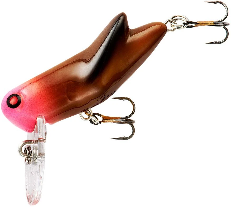 Rebel Crickhopper 1 1/2 Inch Ultralight Waking Crankbait 7 Rebel Crickhopper 1 1/2 Inch Ultralight Waking Crankbait - Image 5
