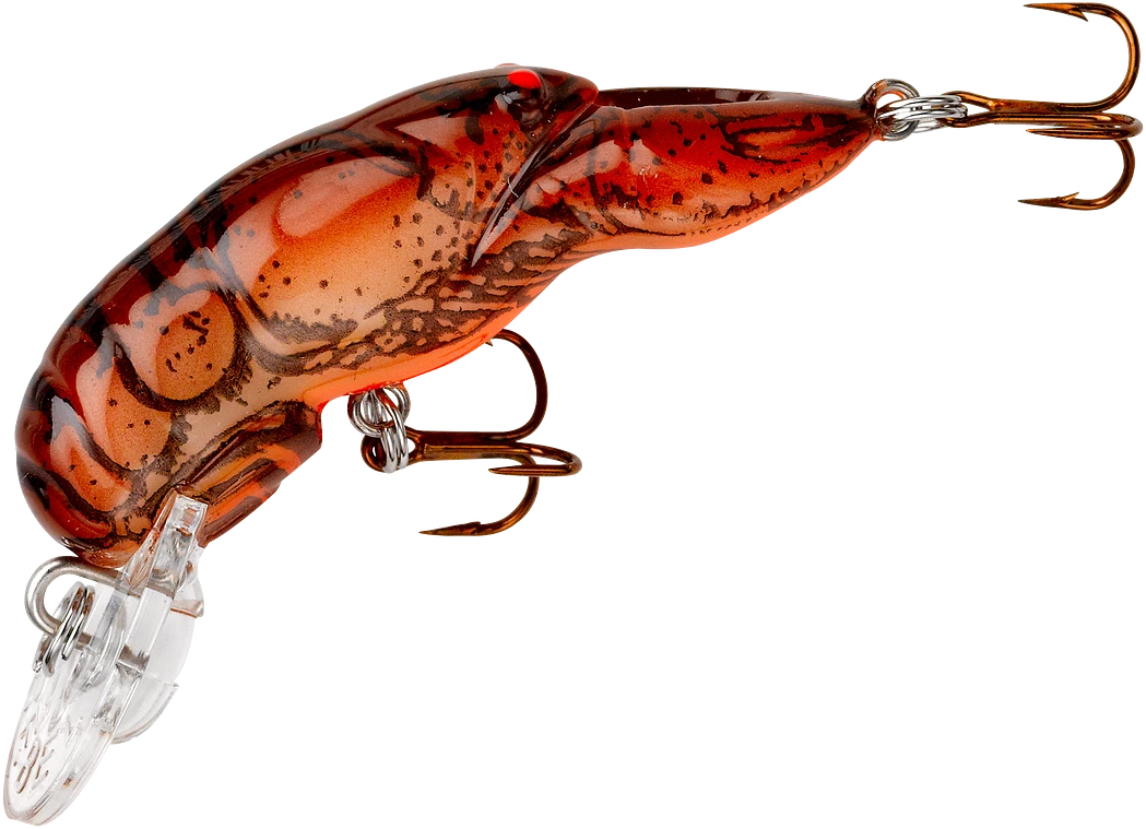 Rebel Tiny Wee Crawfish 1 1/2 Inch Shallow Diving Crankbait 4 Rebel Tiny Wee Crawfish 1 1/2 Inch Shallow Diving Crankbait - Image 2