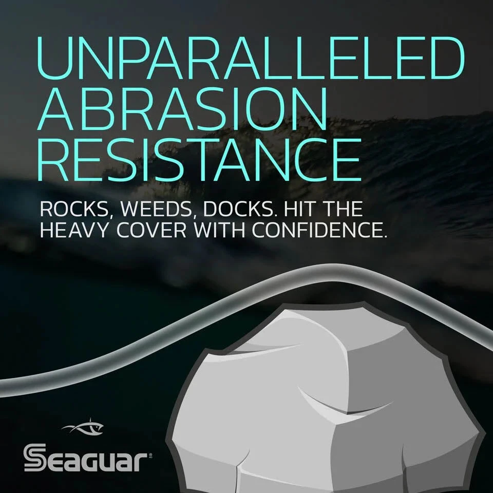 Seaguar AbrazX Fluorocarbon Musky/Pike Fishing Leader Coil 25 Yards 4 Seaguar AbrazX Fluorocarbon Musky/Pike Fishing Leader Coil 25 Yards - Image 2