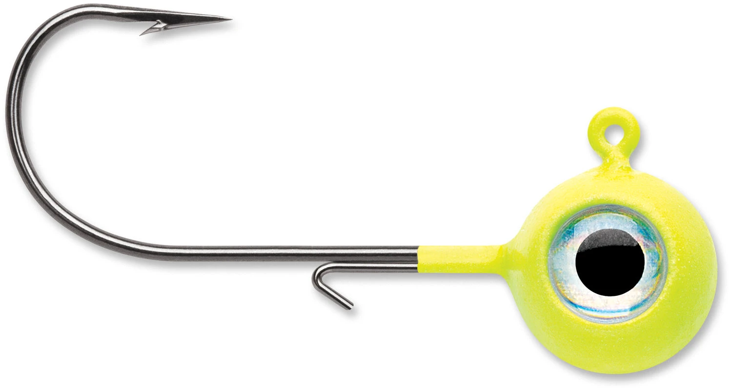 VMC Neon Moon Eye Jig 1/4 - 1 Oz. Jigheads 4 VMC Neon Moon Eye Jig 1/4 - 1 Oz. Jigheads - Image 2