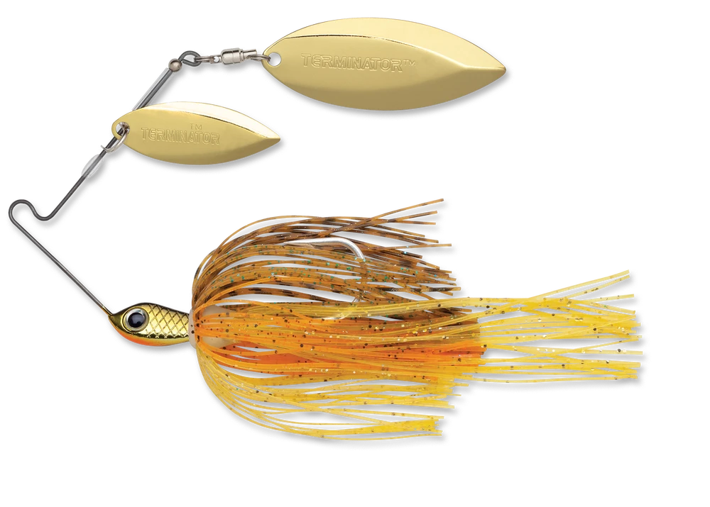 Terminator Stainless Pulse Skirt Spinnerbait Double Willow 3/8 Oz. 5 Terminator Stainless Pulse Skirt Spinnerbait Double Willow 3/8 Oz. - Image 3