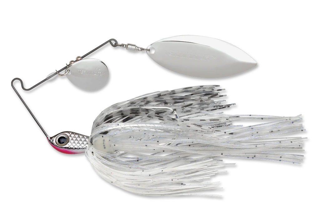 Terminator Stainless Pulse Skirt Spinnerbait Colorado Willow 1/2 Oz. 3 Terminator Stainless Pulse Skirt Spinnerbait Colorado Willow 1/2 Oz.